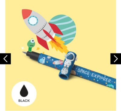 Legami Stift Astronaut (Space) - NEU - Löschbarer Gelstift