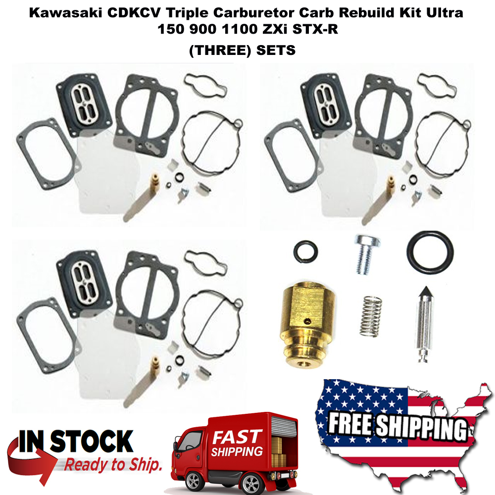 Kawasaki Keihin 900 1100 1200 Ultra 150 STX ZXI Carb Rebuild Kit