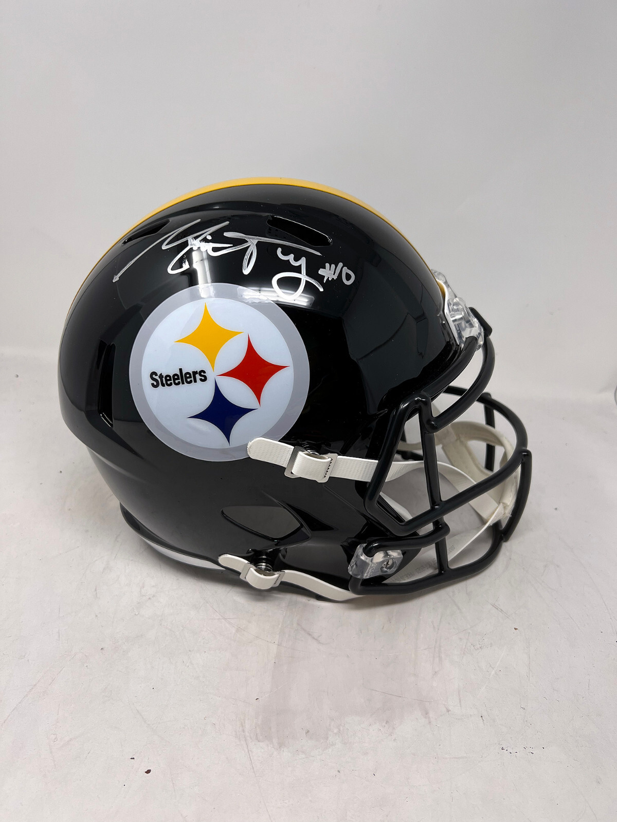 MITCH TRUBISKY Pittsburgh Steelers SIGNED Full-Size Speed Replica Helmet PSA COA 