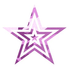 Stars Inside Stars Vinyl Decal Sticker 40 Patterns 3 Sizes 6738