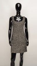 Dolce & Gabbana Wool Blend Tweed Gray Corset Mini Dress Size IT44