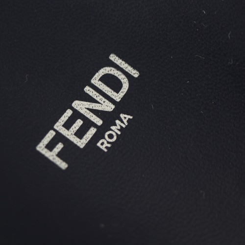 FENDI Sandals - Slide sandals Flat slippers ribbon reference size 9.4" Size... - Picture 6 of 8