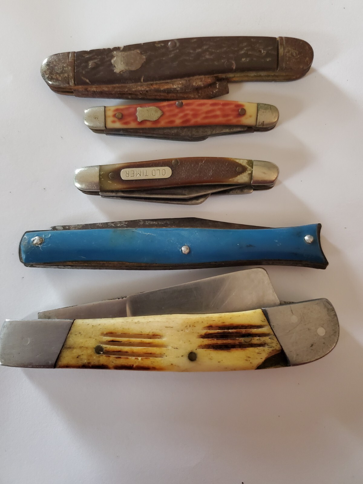 Lot Of 5 Old Rusty Vintage Knives eBay