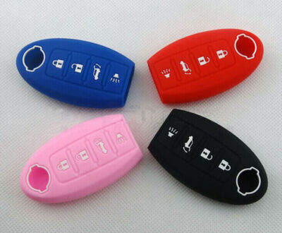 4 Button Remote Smart Key Fob Silicone Case Cover For Nissan Rogue, Murano, Kicks – Protective Cover
