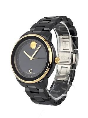 Movado Women\'s Watch 3600936 Bold Verso Swiss Quartz Gold Black Ceramic 38mm Movado Women main image 4