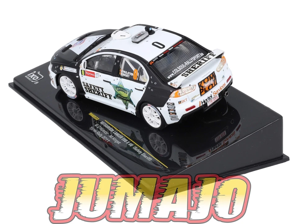 IXO533 Voiture 1/43 IXO Models Rallye MITSUBISHI Lancer Evo X Safety Sheriff 201 - Photo 3/4