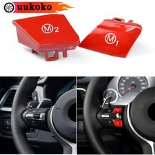 Pair Car Steering Wheel M1 M2 Button Red For ...