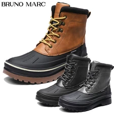 Men's Insulated Waterproof Snow Boots Warm Fur Outdoor Winter Shoes Boot Size US