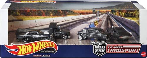 Hot Wheels Premium Transport Set Black Hole Gasser con camión y 7 Super Nova Set - Imagen 2 de 4