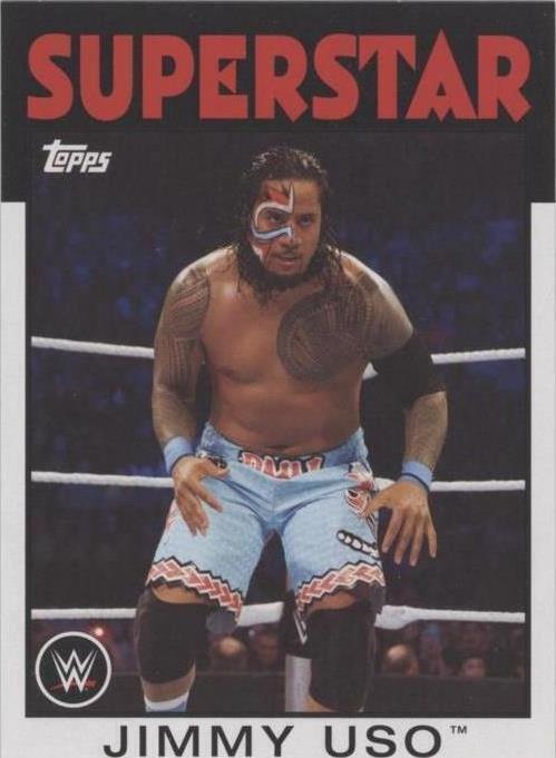 2016 Topps Heritage WWE - Jimmy Uso #18 - 1 of 1