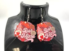 Wood Valentines Gnome Be Mine Earring Set DD01B0116
