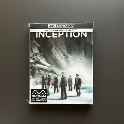 INCEPTION STEELBOOK MANTA LAB [4K+2D+BONUS] LENTICULAR FULL SLIP