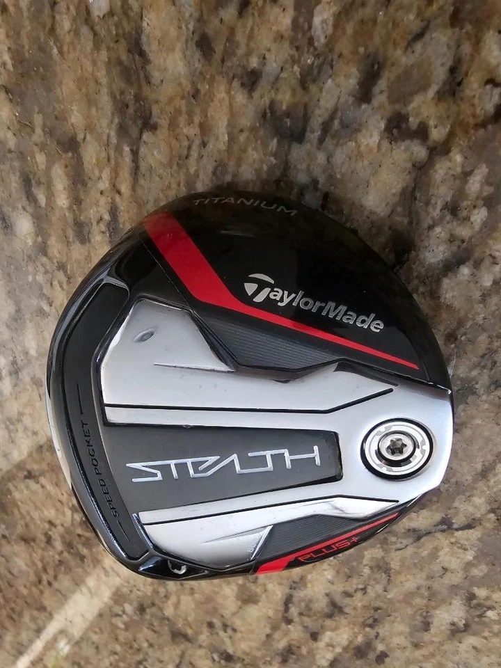 New LH TaylorMade Stealth Plus+ 15° 3W Fairway Wood with Titanium Face Head Only - Image 3 of 4