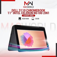 Dell Chromebook 3110 11 Intel Celeron N5100 2in1 4gb 32gb Latest 2022 Brand New