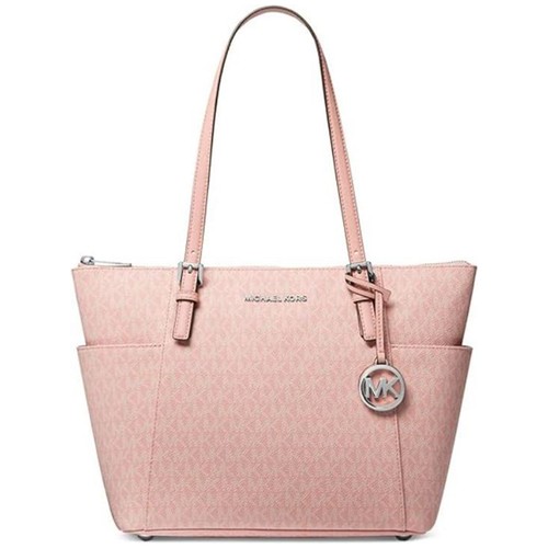 Michael Kors Jet Set Item East/West Top Zip Tote Pink One Size 30T2STTT8V-650 - Picture 5 of 8