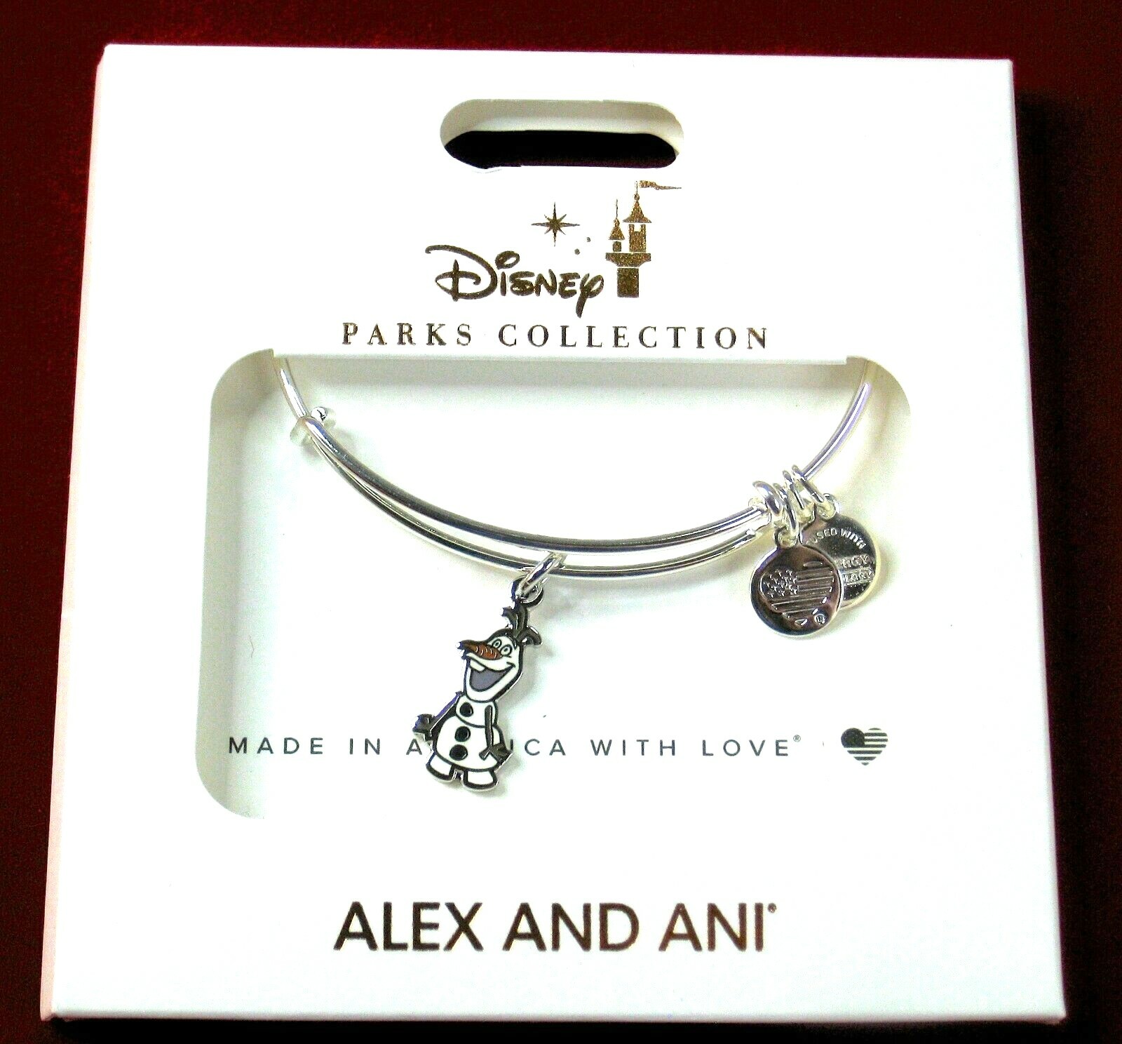 Olaf Frozen Alex Ani Bracelet Bangle Disney Park ✿ Snowman