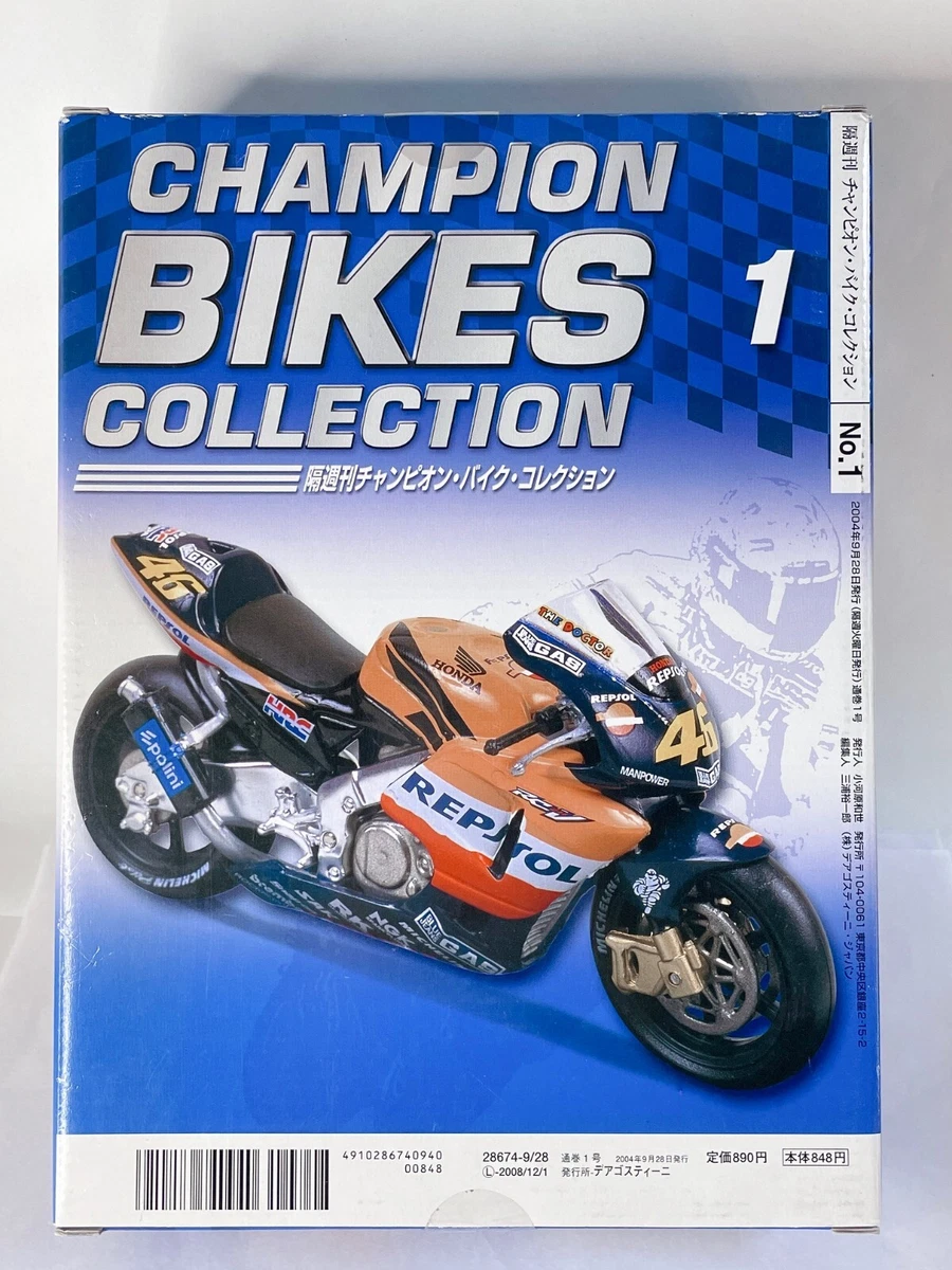 Honda Rc211V Valentino Rossi 2002 Champion Bike 1:24 Collection