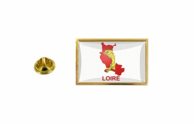 Anstecknadeln Pin Badge Pin's Flagge Land Karte Departement Loire