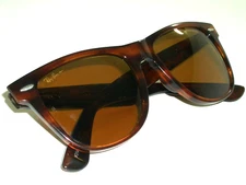 VINTAGE B&L RAY-BAN L2054 XOAS CHROMAX CRYSTAL SHINY TORT WAYFARER II SUNGLASSES