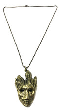 Guardians of the Galaxy GROOT Gold Tone Necklace