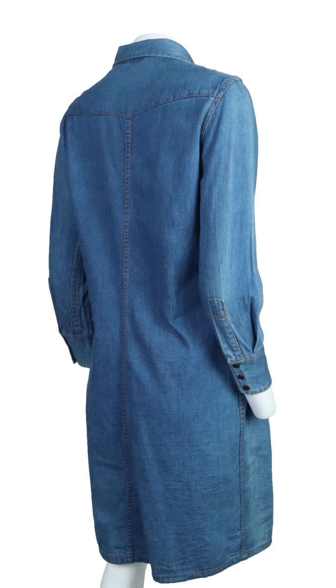 sears denim dress Vintage Sears Denim Dress 3T, Embroidered Girls, Made in USA