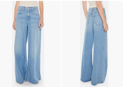 Mother Snacks The Slung Sugar Cone Sneak Wide Leg Jeans All You Can Eat Sz 29