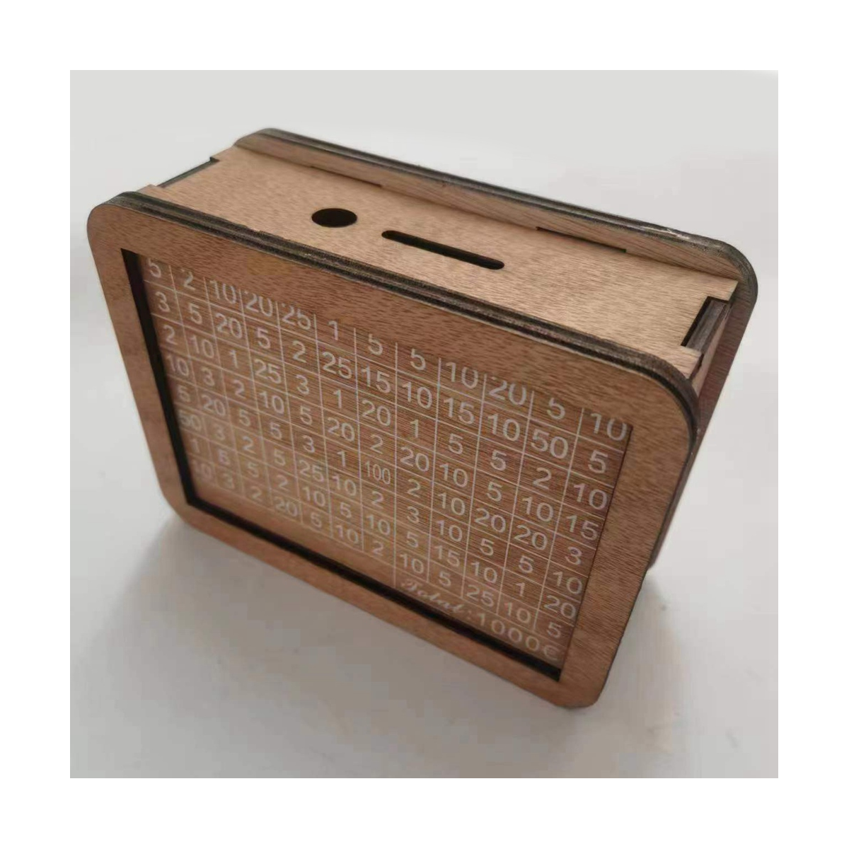 1Pcs Wooden Money Box Wooden Money Bank for Children 17 X 12.5 X 7 cm