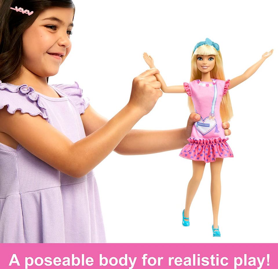 Barbie Doll for Preschoolers, Blonde Hair, My First Barbie “Malibu” Doll NIB