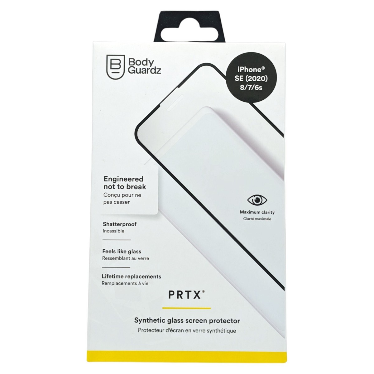 BodyGuardz PRTX Screen Protector for iPhone SE 3rd Generation Anti