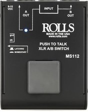Rolls Ms112 Push-to-talk Xlr A-b Switch