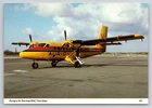 Airplane Postcard Guernsey Aurigny Air Services Airlines DHC Twin Otter GQ12
