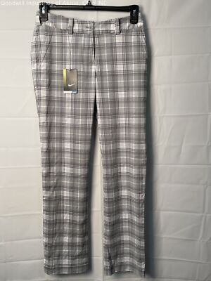 NWT Nike Grey Plaid Women's Golf Pants,