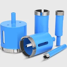 Diamond Sintered Hole Saw Drill Bit Cutter Tile Marble Cobblestone Blue 6 - 60mm