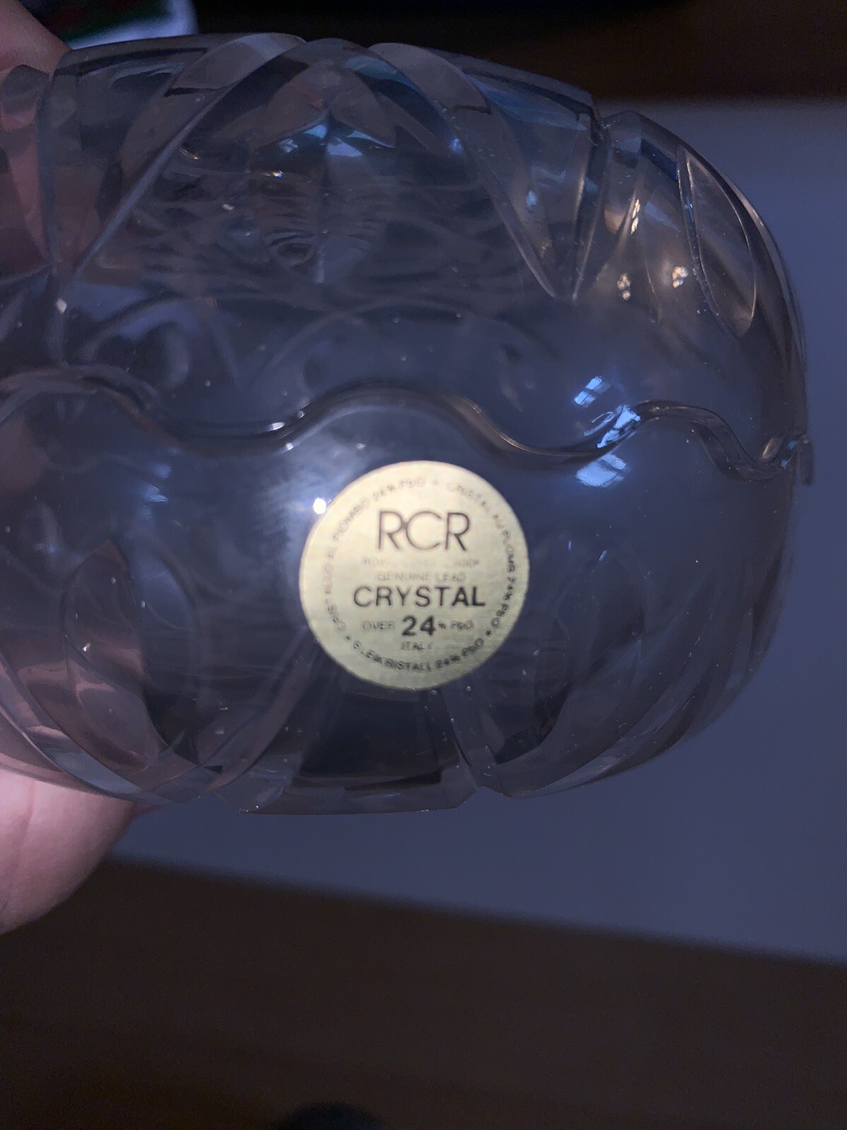 Royal Crystal Rock 24% Lead Crystal Anyuse 200 Bowls WITH BOX