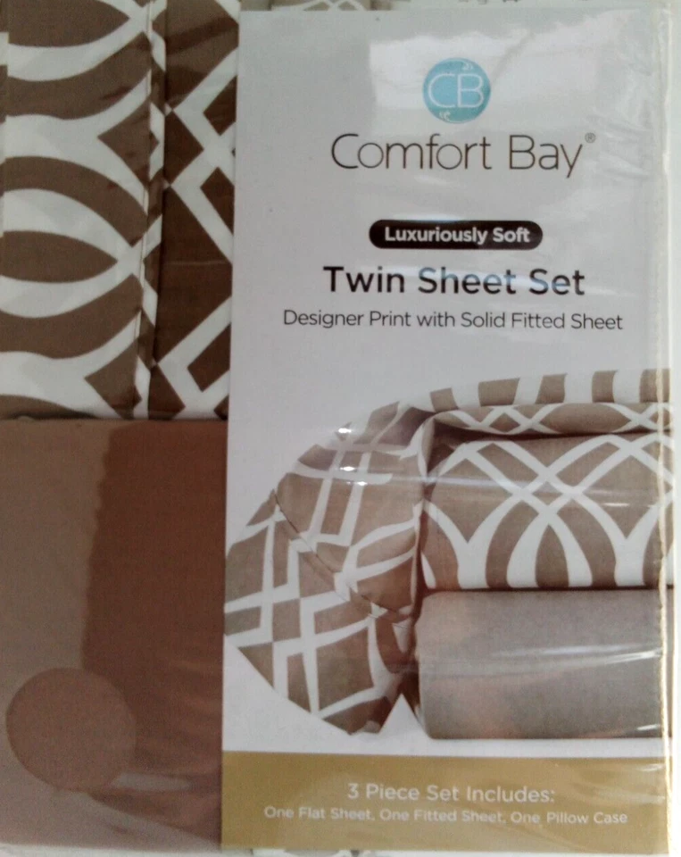 Comfort Bay Luxuriously Soft Sheet Set ~~ Twin ~~ - Image 2 of 4