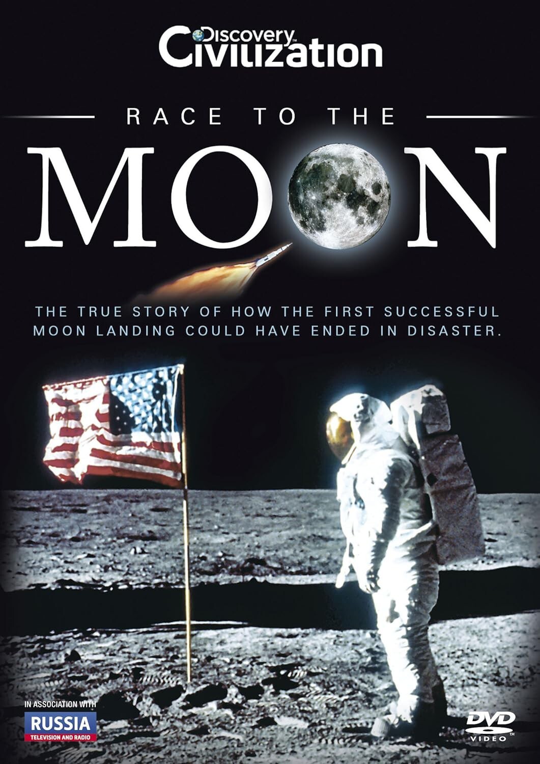 RACE TO THE MOON DVD NEW SEALED REGION 2 + FREE UK POST DISCOVERY CHANNEL