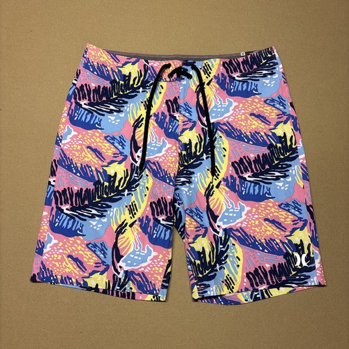 Hurley BoardShorts Swim Shorts Mens Size 32 Sunset Pulse New with Tags 32”