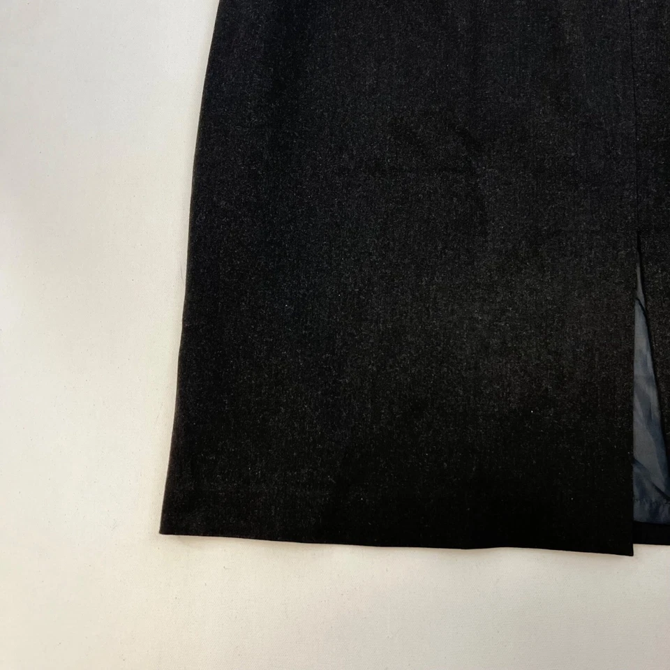 Larry Levine Trajes Mujer’s Hasta la Rodilla Falda Lápiz Carbón 10 Pequeña Abertura Foto 4 de 4