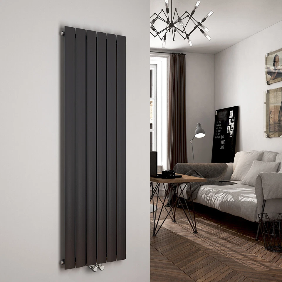 Design Paneelheizkörper Bad Heizkörper Vertikal Mittelanschluss Flachheizkörper - Bild 4 von 4