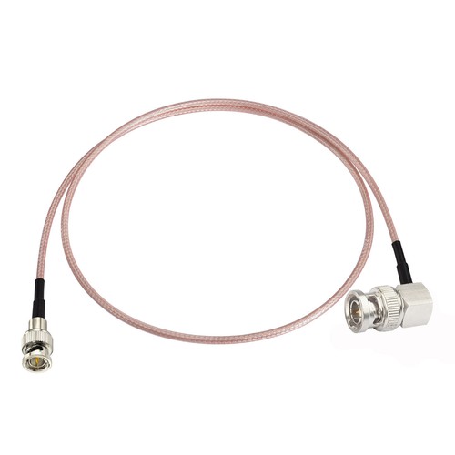 Mini BNC Male to BNC Male Right Angle RG179 Cable 24" for HD SDI Vedio Camera - Zdjęcie 3 z 8