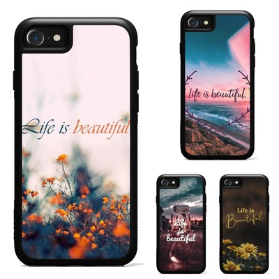 For Apple iPhone SE 11 12 13 14 15 16 Lightweight Cover summer Life is Beautiful
