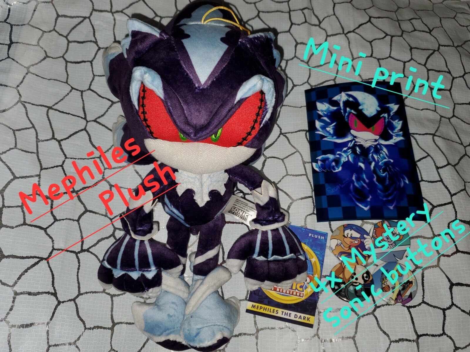 Great Eastern Entertainment Sonic The Hedgehog - Mephiles The Dark Type 3  Plush 10 H