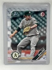 Tyler Baum 2019 Bowman Draft Baseball - 1st #BD-109 - Oakland Athletics
