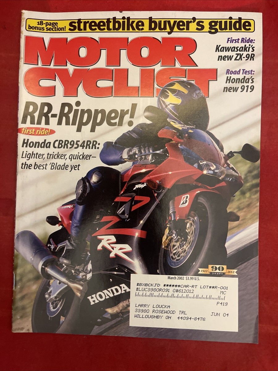 S  CYCLE WORLD motorcycle magazine April 2006 zx 636 | eBay