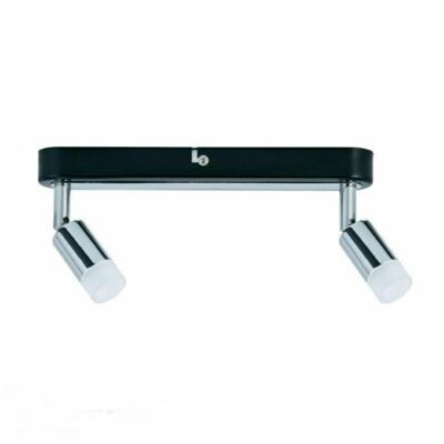 Paulmann 666.07 Zylo LED Spotlights Bar Spotlight 2x1W Chrome 230V Metal Glass 