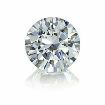 .75 Ct Natural White Diamond - Round Cut, VVS1 D Grade Certified K8