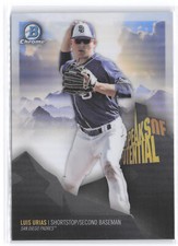 Luis Urias 2018 Bowman Chrome Peaks of Potential #PP-LU San Diego Padres