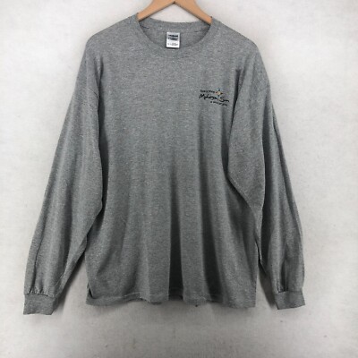 MOHEGAN SUN Shirt Mens XL FOREVER YOUNG MONDAYS CONNECTICUT TIME TO SHINE Gray