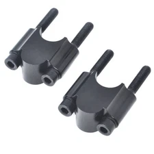 Handlebar Black 30mm Risers Spacer Kit 7/8" Bars Motorcycle for ATV Dirt Bike