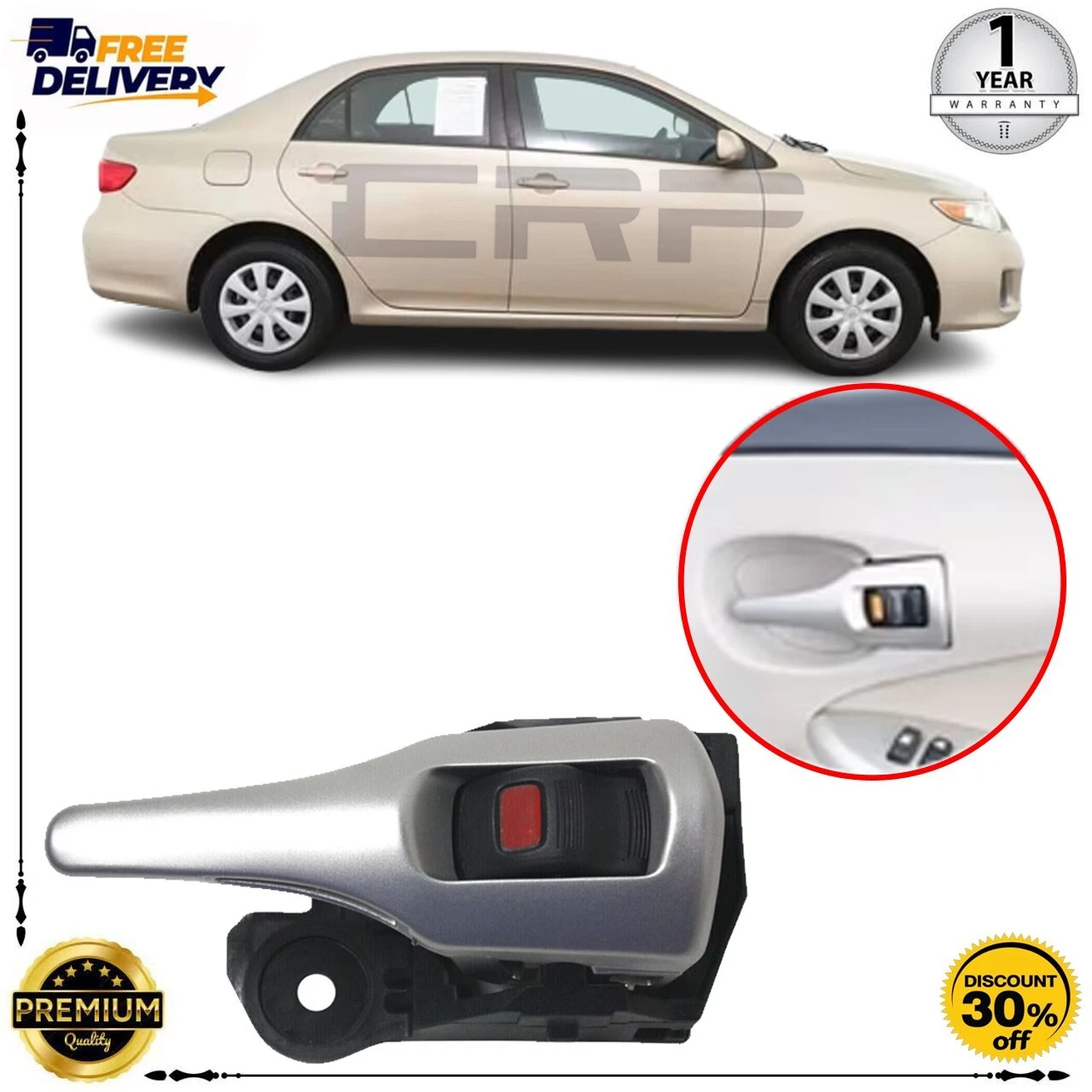 BMW X5 (E70) 2007-2013 RIGHT Side Heated Door Mirror Glass & Backing Plate E - Foto 13